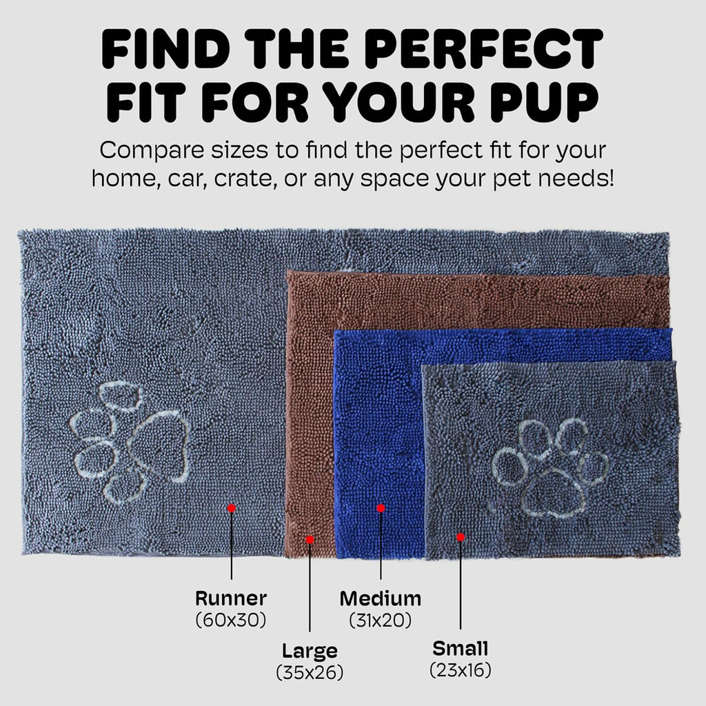 DGS Dirty Dog Doormat Runner Microfiber Mud & Water Trapping Floor Mat - Che Cose Belle