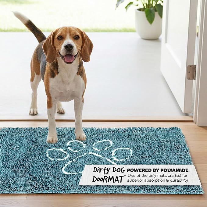 DGS Dirty Dog Doormat Runner Microfiber Mud & Water Trapping Floor Mat - Che Cose Belle