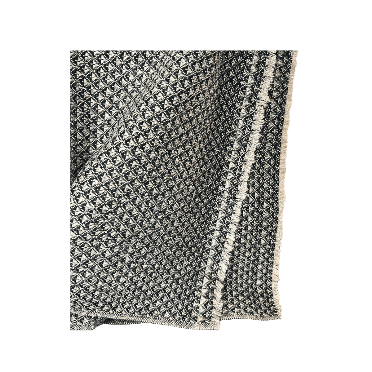 Dhanvi Patterned Cashmere Blanket - Charcoal - Che Cose Belle
