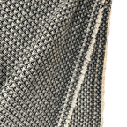 Dhanvi Patterned Cashmere Blanket - Charcoal - Che Cose Belle
