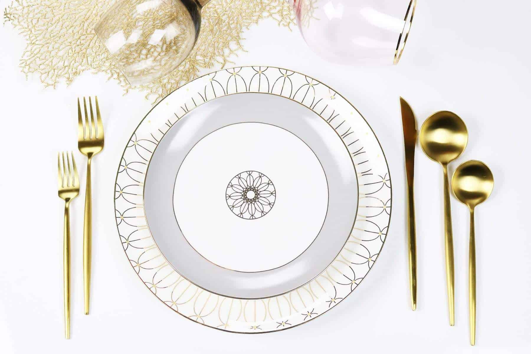 Diamond Jewel Salad Plate - Set of 4 - Che Cose Belle