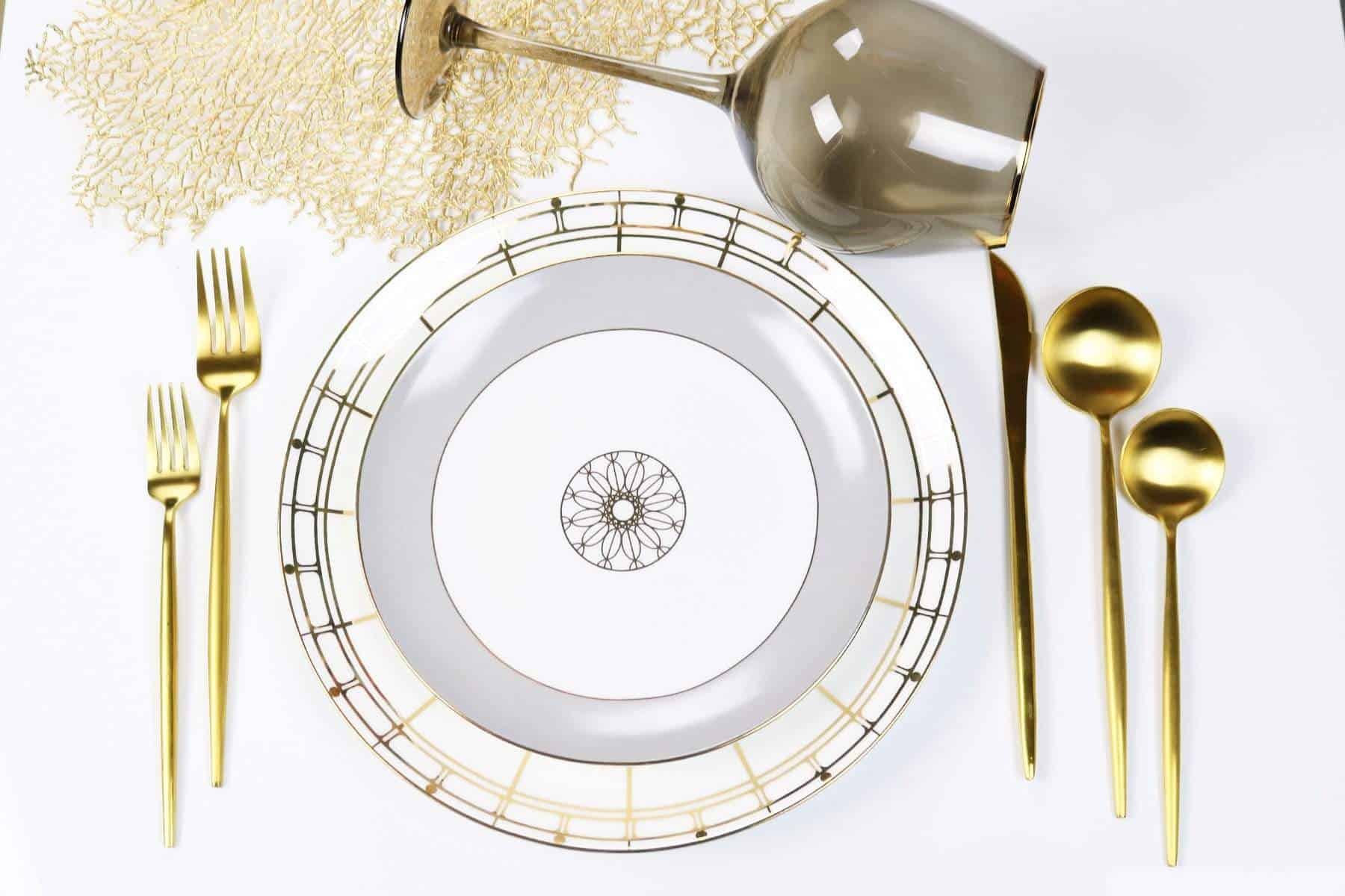 Diamond Jewel Salad Plate - Set of 4 - Che Cose Belle
