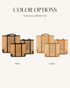 Dian Leather and Rattan Tote Bag - Che Cose Belle