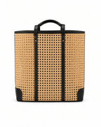 Dian Leather and Rattan Tote Bag - Che Cose Belle