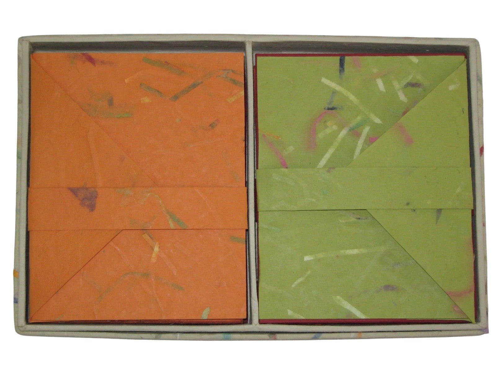 DIFFERENT STROKES Boxed Notecards with Envelopes – Set of 16. Recycled Cotton Paper – Fair Trade – Artisan Made - Che Cose Belle