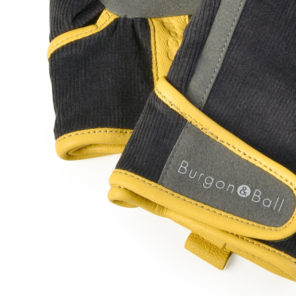 Dig the Glove® Garden Gloves, Grey Corduroy, L/XL - Che Cose Belle
