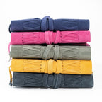 Dijon Yellow Suede Journal w/ Organic Cotton Paper: Large - Che Cose Belle