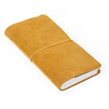 Dijon Yellow Suede Journal W/ Organic Cotton Paper: Small - Che Cose Belle