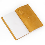 Dijon Yellow Suede Journal W/ Organic Cotton Paper: Small - Che Cose Belle