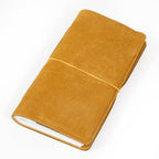 Dijon Yellow Suede Journal W/ Organic Cotton Paper: Small - Che Cose Belle