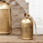 Distressed Gold Bell with Rope Hanger | 2 Sizes - Che Cose Belle