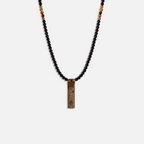 Divine Energy - Onyx Tiger's Eye Triple Protection Necklace - Che Cose Belle