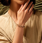 Divine Happiness - Citrine Labradorite Moonstone Wrap - Che Cose Belle
