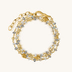 Divine Happiness - Citrine Labradorite Moonstone Wrap - Che Cose Belle