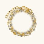 Divine Happiness - Citrine Labradorite Moonstone Wrap - Che Cose Belle