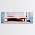 Dock on Water, Serene Reflection, Minimalist Art, Nautical Decor, Canvas Print, Coastal Home Art, Relaxing Wall Art, Lake House Decor - Che Cose Belle
