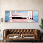Dock on Water, Serene Reflection, Minimalist Art, Nautical Decor, Canvas Print, Coastal Home Art, Relaxing Wall Art, Lake House Decor - Che Cose Belle