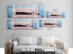 Dock on Water, Serene Reflection, Minimalist Art, Nautical Decor, Canvas Print, Coastal Home Art, Relaxing Wall Art, Lake House Decor - Che Cose Belle