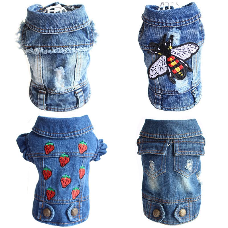 Dog Denim Jacket — 9 Styles, Sizes XS–2XL - Che Cose Belle