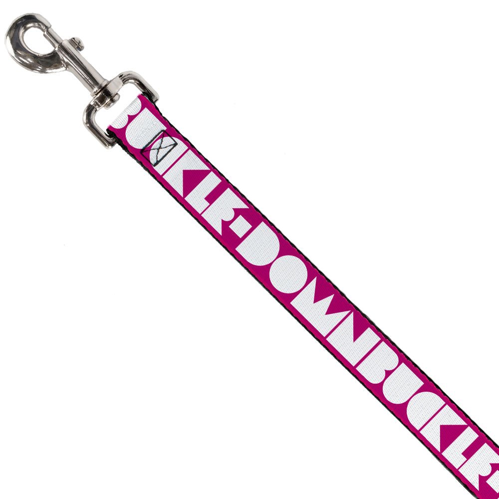 Dog Leash - BUCKLE - DOWN Shapes Hot Pink/White - Che Cose Belle