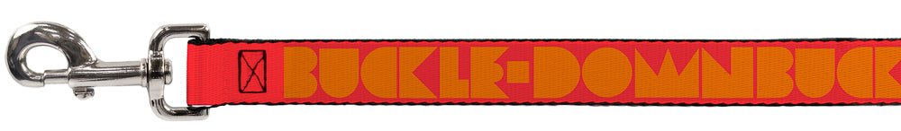 Dog Leash - BUCKLE - DOWN Shapes Red/Orange - Che Cose Belle