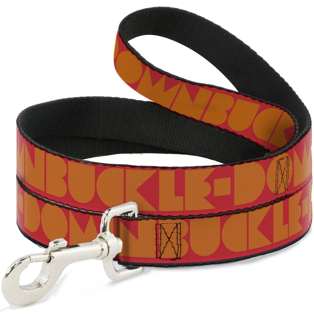 Dog Leash - BUCKLE - DOWN Shapes Red/Orange - Che Cose Belle