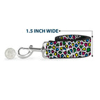 Dog Leash - Leopard White/Multi Color - Che Cose Belle