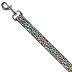 Dog Leash - Leopard White/Multi Color - Che Cose Belle