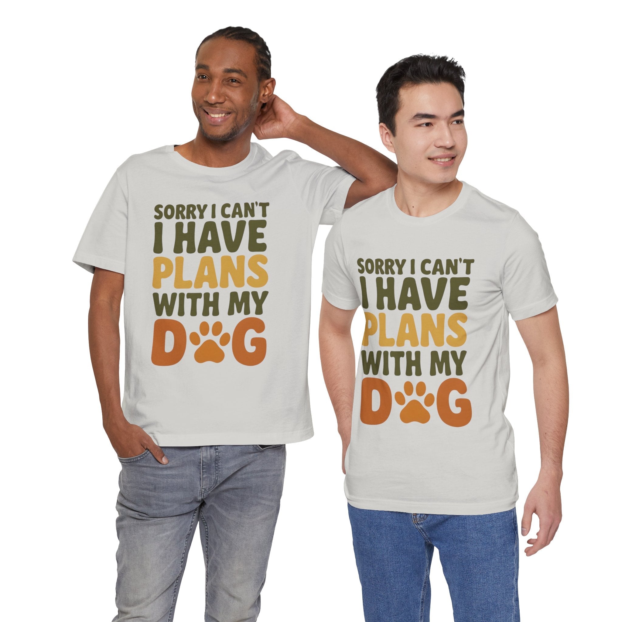 Dog Lover Tee, Sorry I Can't Plans with My Dog Shirt, Pet Owner Gift, Cute Dog Mom Shirt, Casual Outing Top - Che Cose Belle