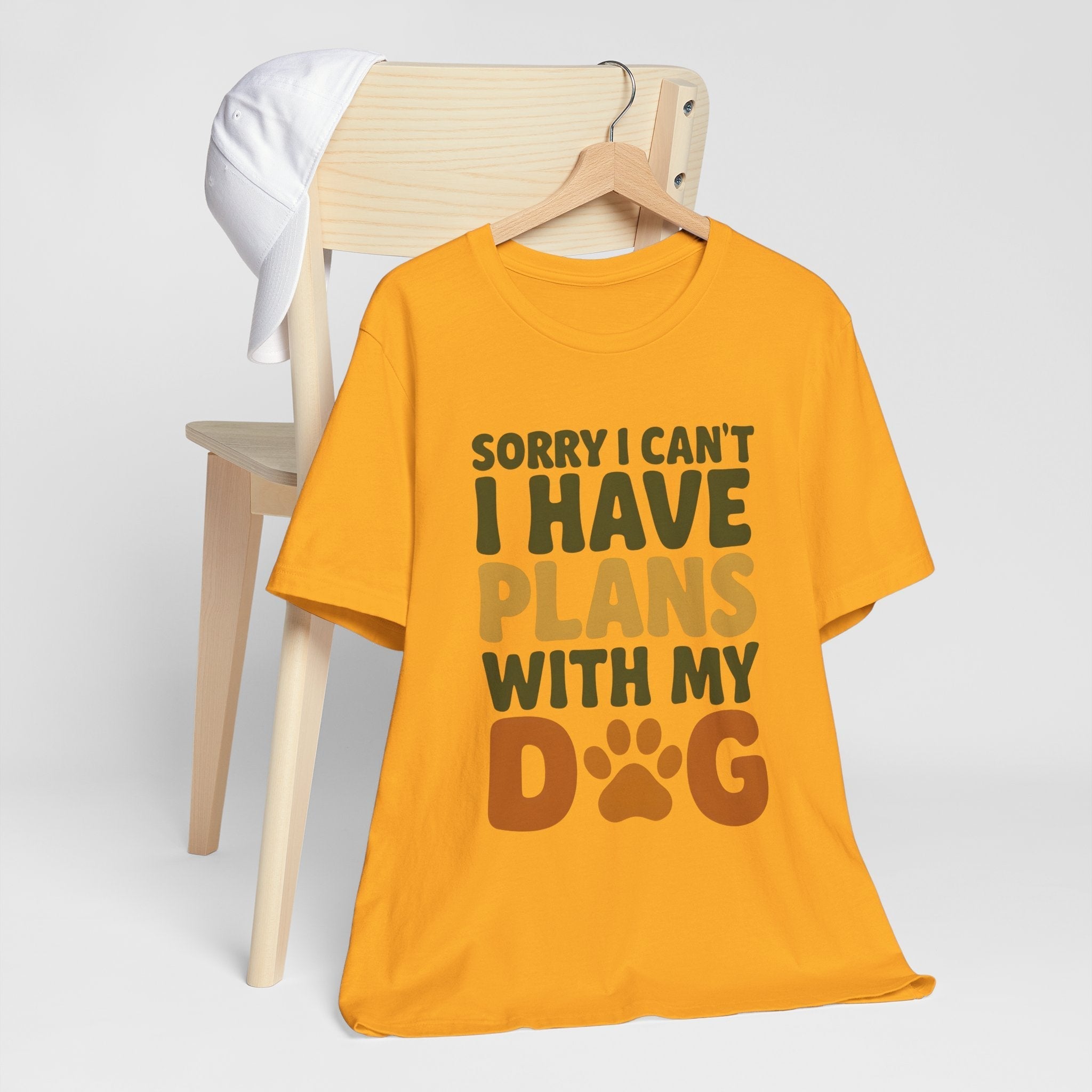 Dog Lover Tee, Sorry I Can't Plans with My Dog Shirt, Pet Owner Gift, Cute Dog Mom Shirt, Casual Outing Top - Che Cose Belle