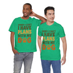 Dog Lover Tee, Sorry I Can't Plans with My Dog Shirt, Pet Owner Gift, Cute Dog Mom Shirt, Casual Outing Top - Che Cose Belle