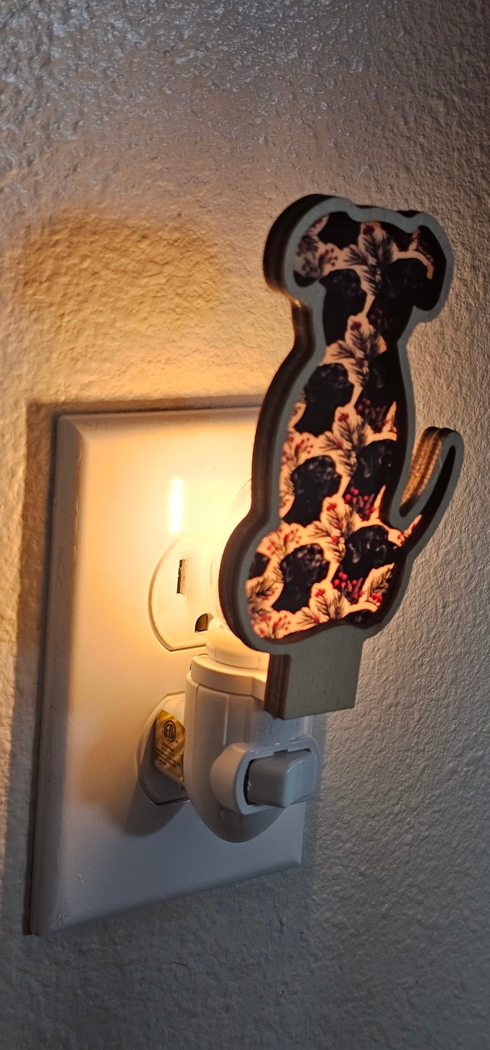 Dog Lovers LED Nightlight | Black Lab Night Light - Che Cose Belle