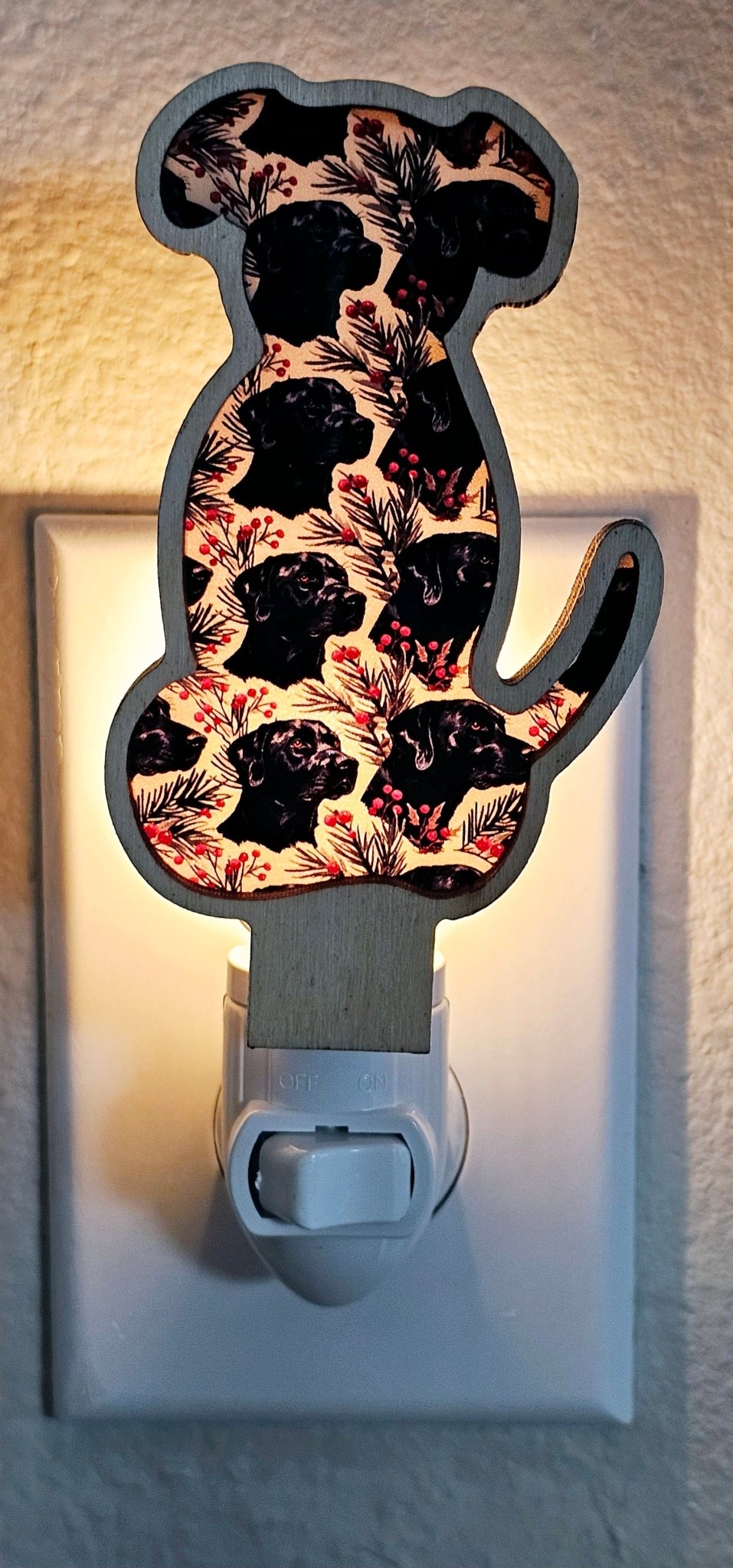Dog Lovers LED Nightlight | Black Lab Night Light - Che Cose Belle