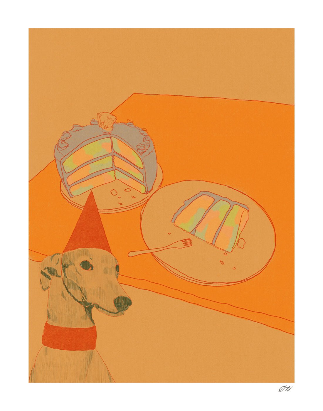 Dog Party Print by Stephanie Browne - Che Cose Belle