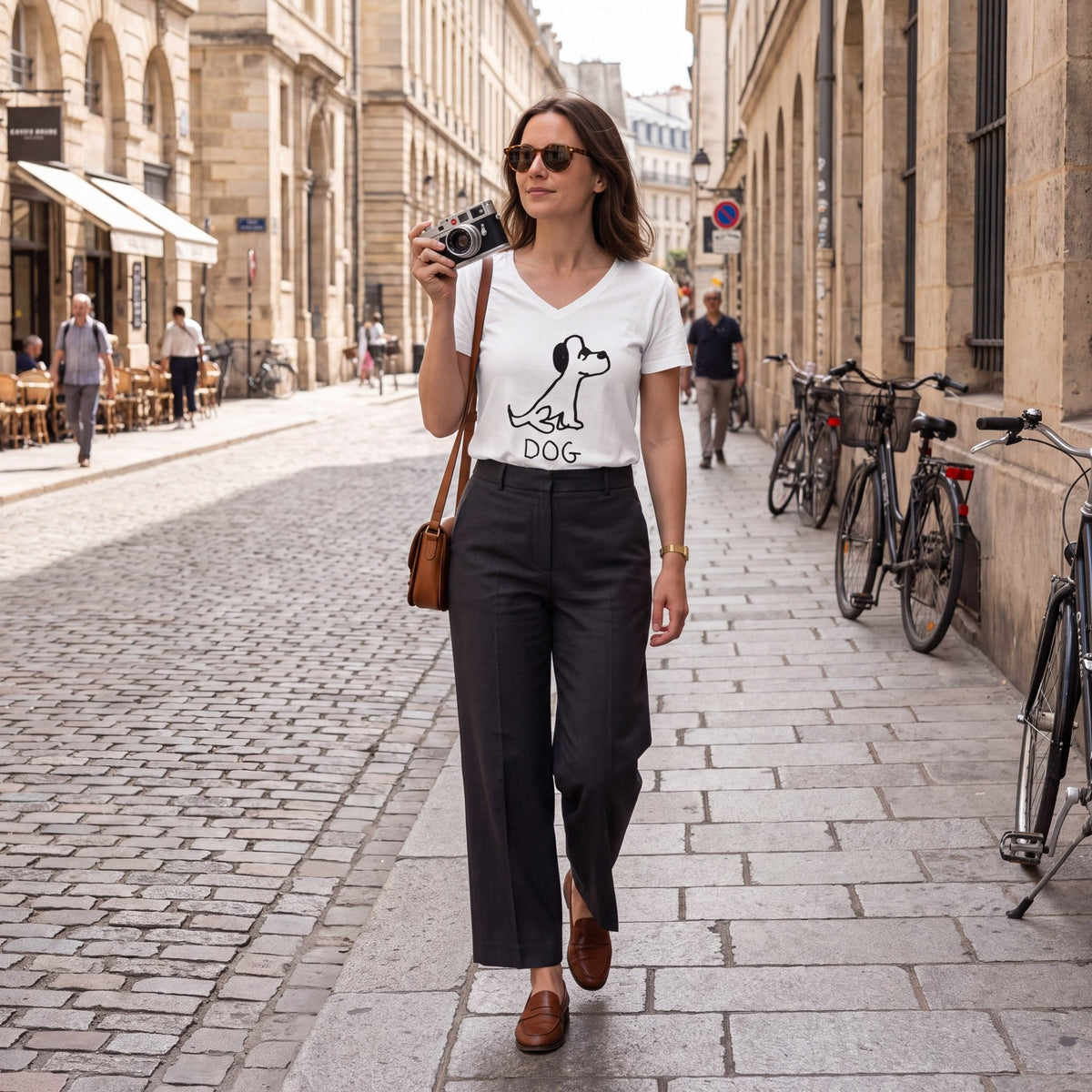 Dog - V-neck Tee - Che Cose Belle