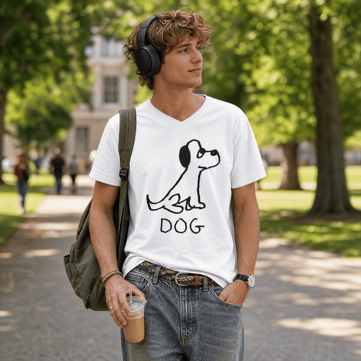 Dog - V-neck Tee - Che Cose Belle