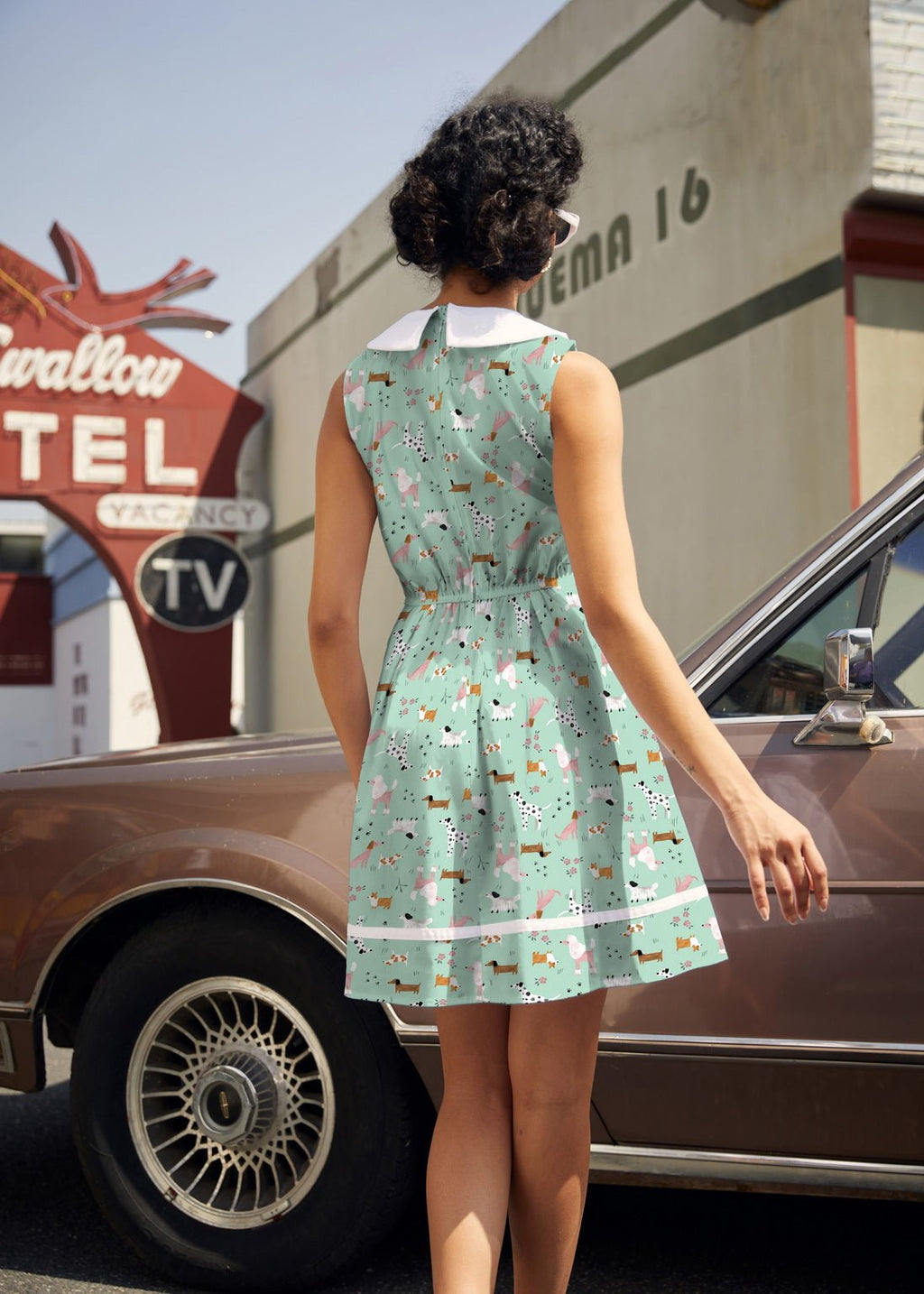 Dogs Collared Dress - Che Cose Belle