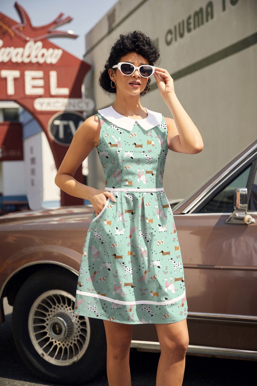 Dogs Collared Dress - Che Cose Belle