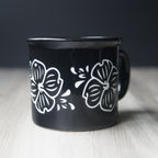 Dogwood Flower Camp Mug - made in USA ceramic - Che Cose Belle