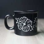Dogwood Flower Camp Mug - made in USA ceramic - Che Cose Belle