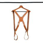 Double Camera Strap Harness- Tan Brown - Che Cose Belle