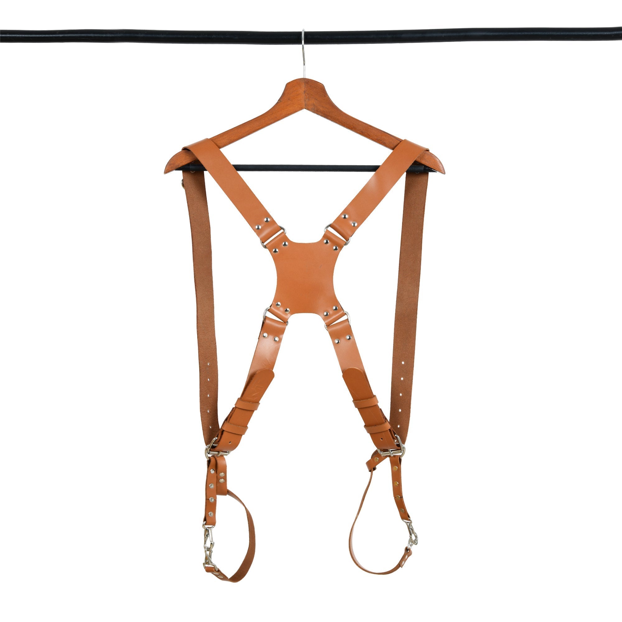 Double Camera Strap Harness- Tan Brown - Che Cose Belle