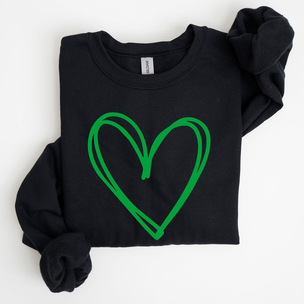 Double Heart, St Patrick's Day Sweatshirt - Che Cose Belle