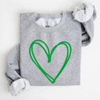 Double Heart, St Patrick's Day Sweatshirt - Che Cose Belle