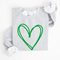 Double Heart, St Patrick's Day Sweatshirt - Che Cose Belle