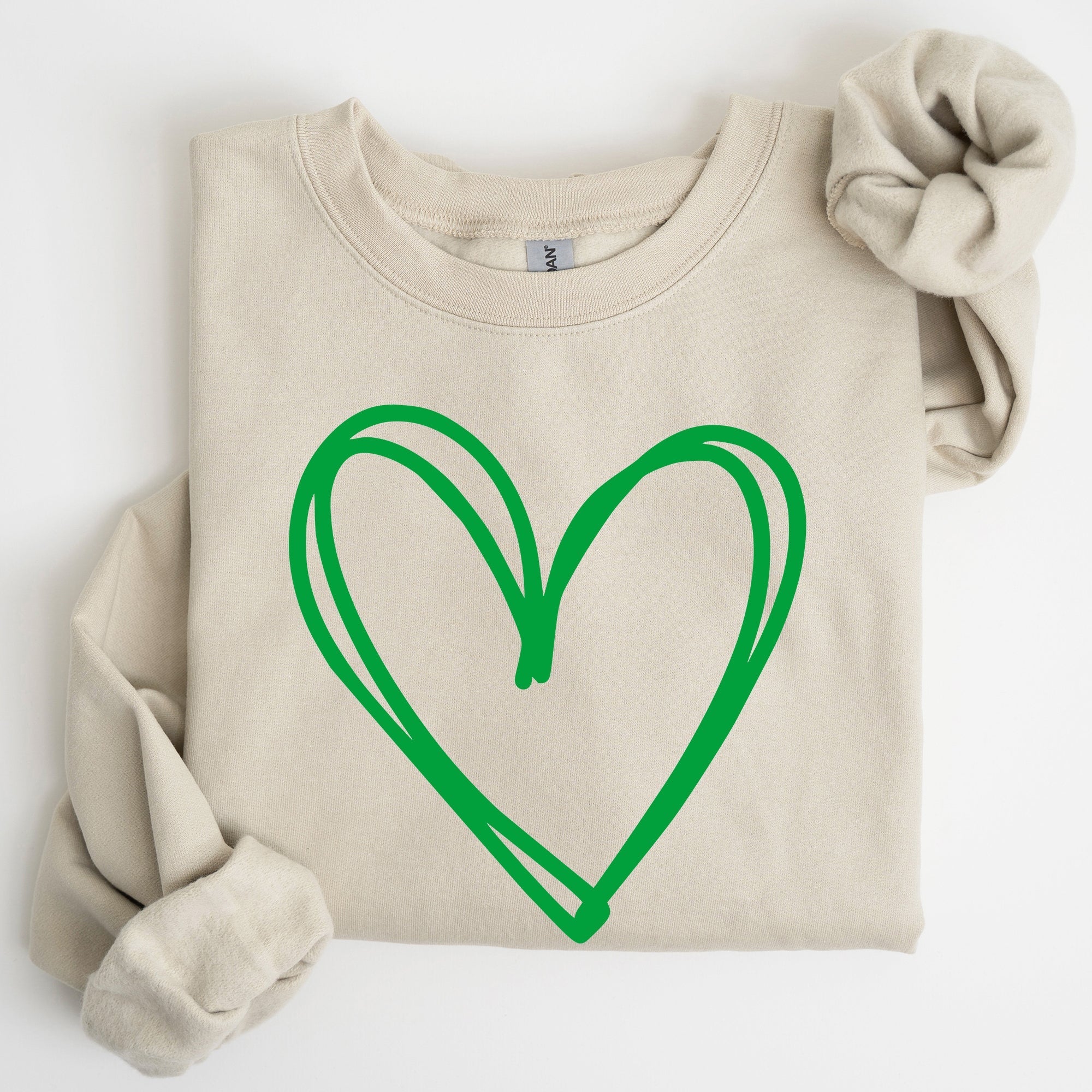 Double Heart, St Patrick's Day Sweatshirt - Che Cose Belle