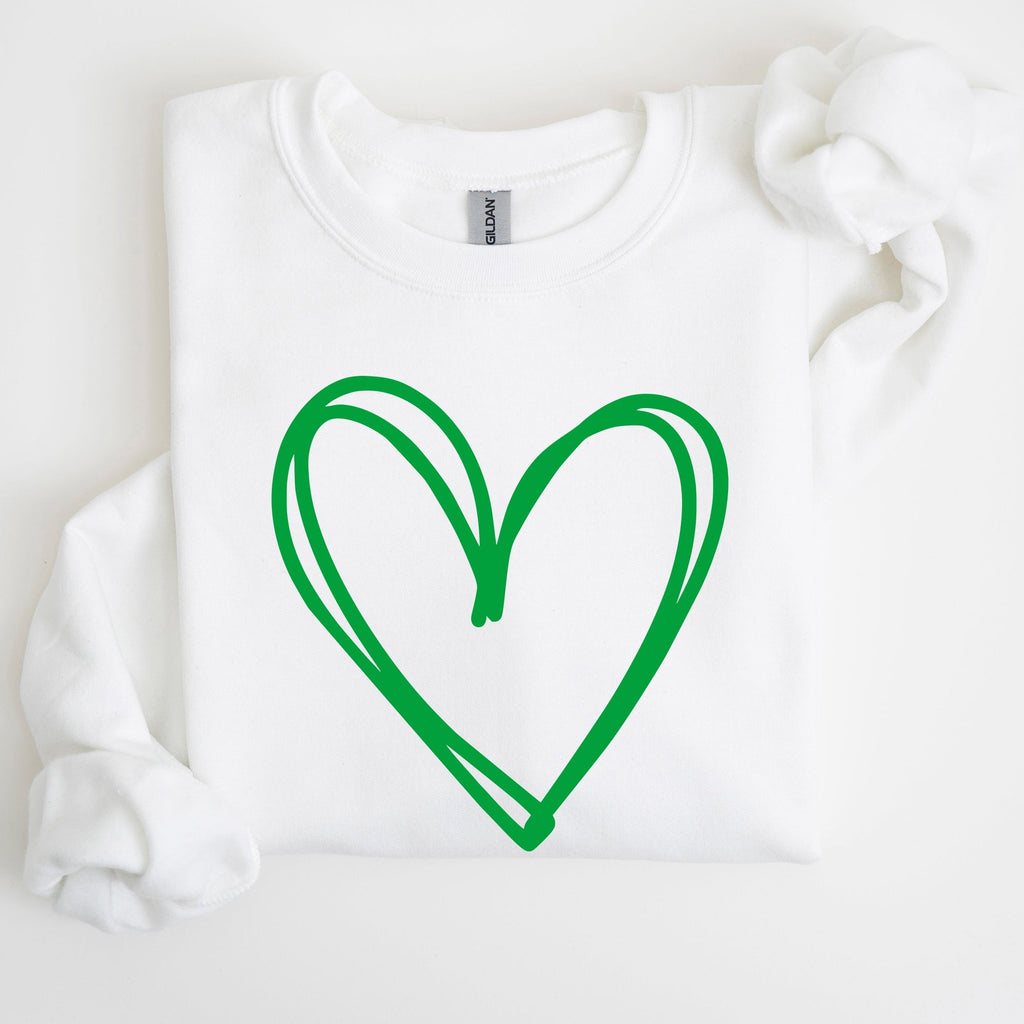 Double Heart, St Patrick's Day Sweatshirt - Che Cose Belle