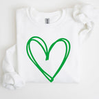 Double Heart, St Patrick's Day Sweatshirt - Che Cose Belle