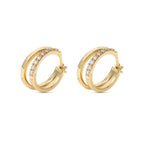 Double Hoop Earrings - Che Cose Belle