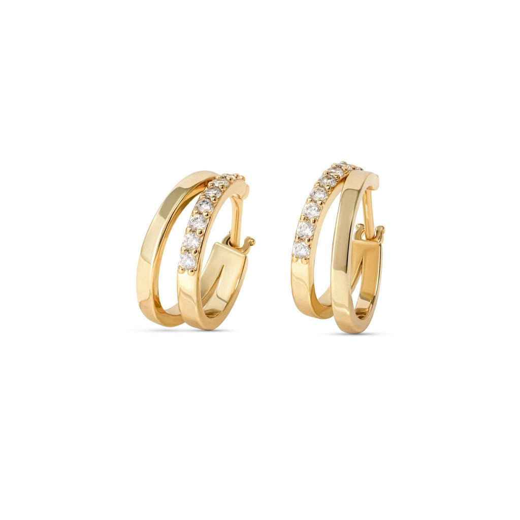 Double Hoop Earrings - Che Cose Belle